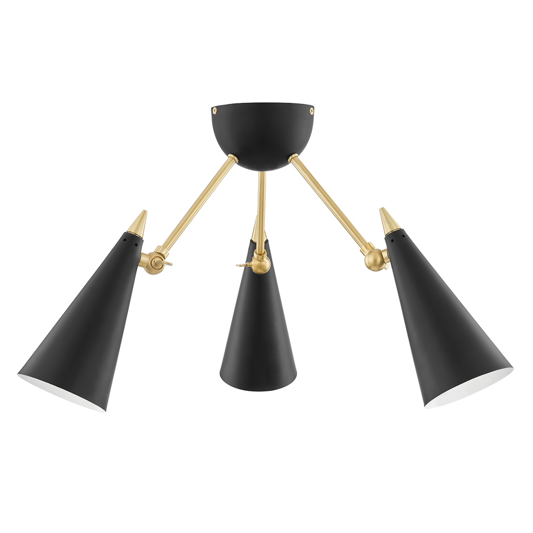 ##Antique Hardware## Moxie Semi Flush