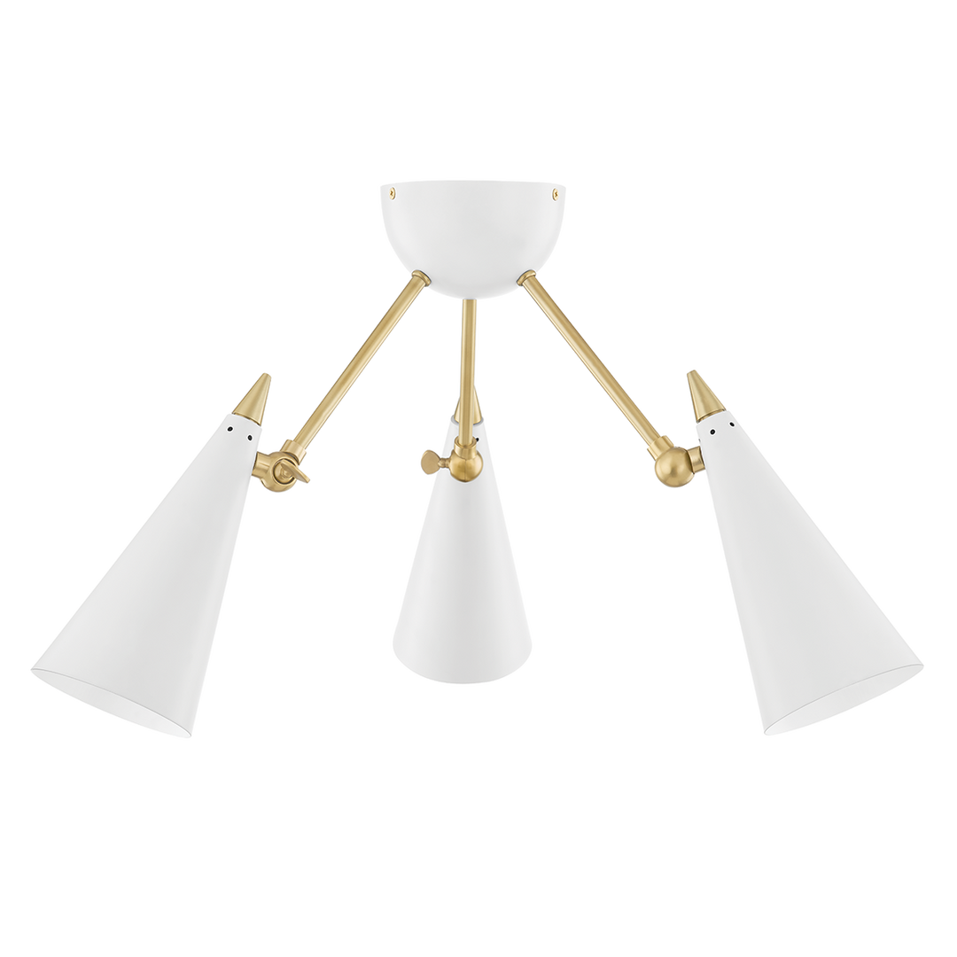 ##Antique Hardware## Moxie Semi Flush
