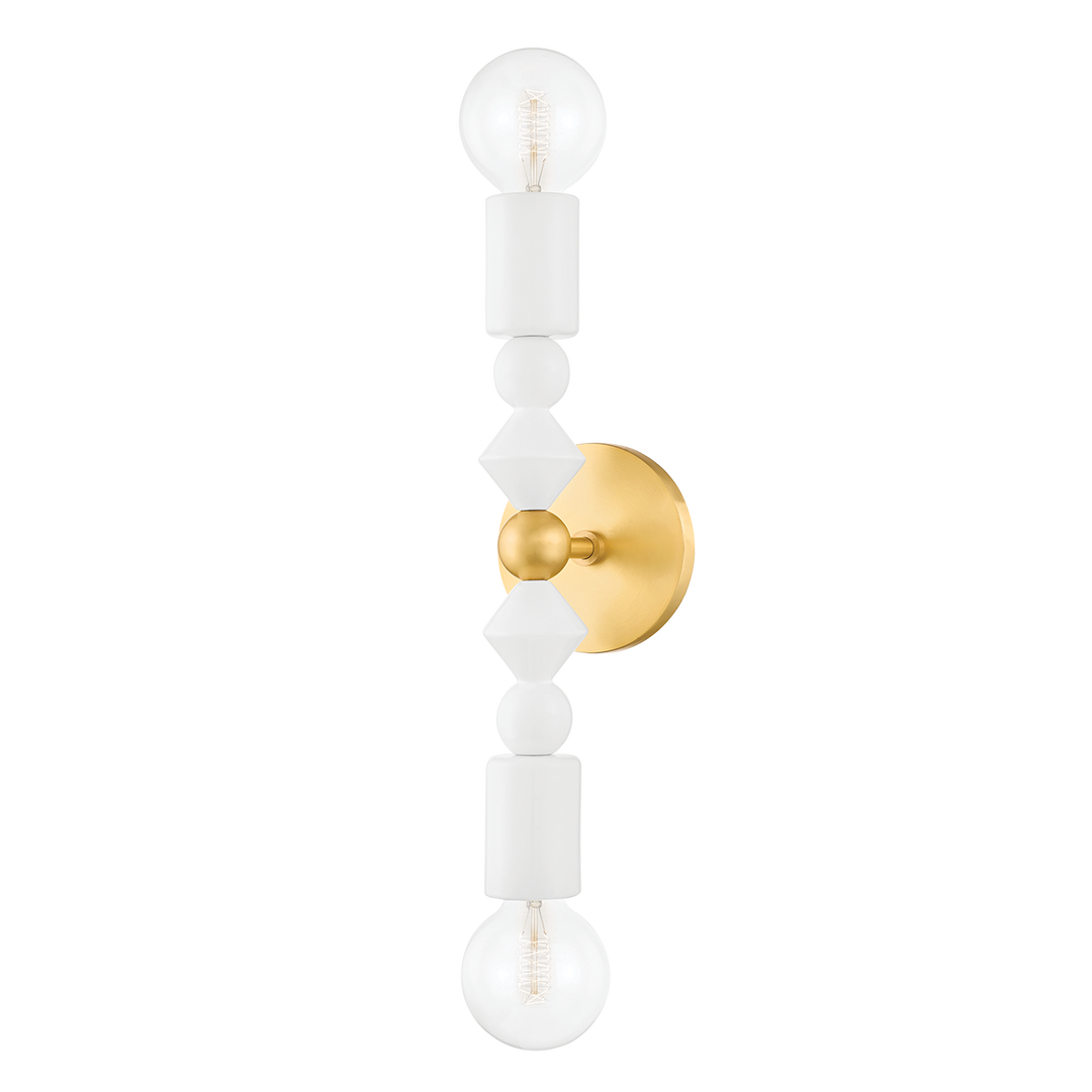 ##Antique Hardware## Flora Wall Sconce