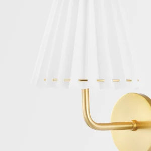 ##Antique Hardware## Demi Wall Sconce