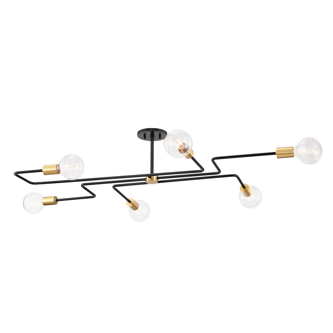 ##Antique Hardware## Jena Semi Flush