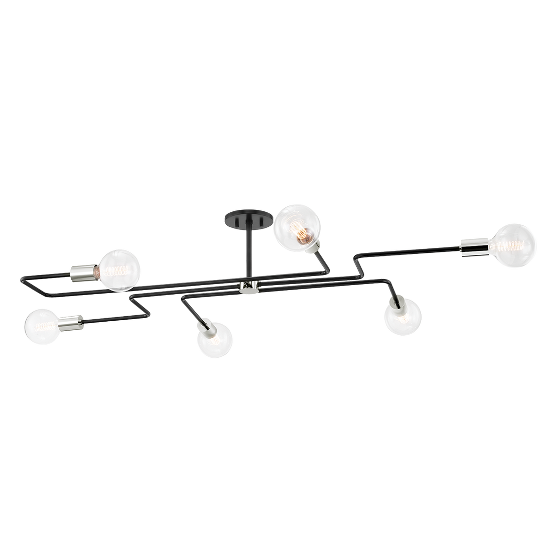 ##Antique Hardware## Jena Semi Flush