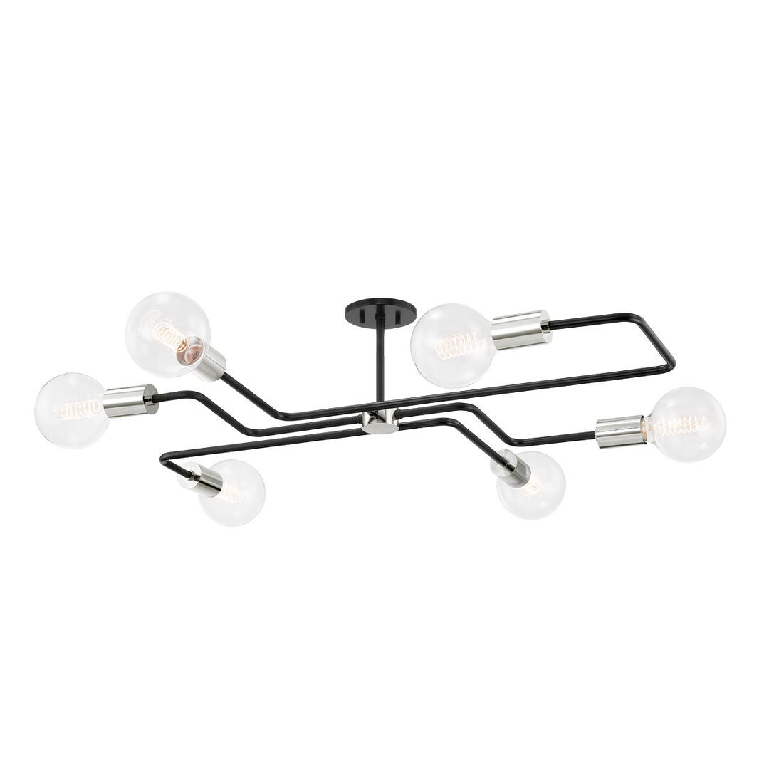 ##Antique Hardware## Jena Semi Flush