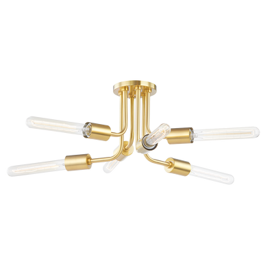 ##Antique Hardware## Donny Semi Flush