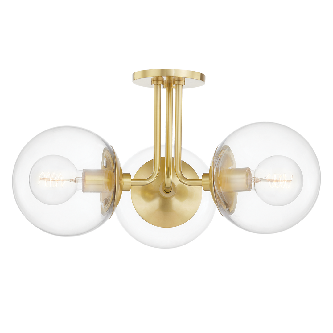 ##Antique Hardware## Meadow Semi Flush