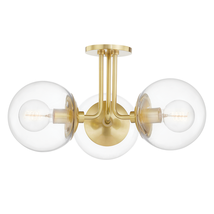 ##Antique Hardware## Meadow Semi Flush