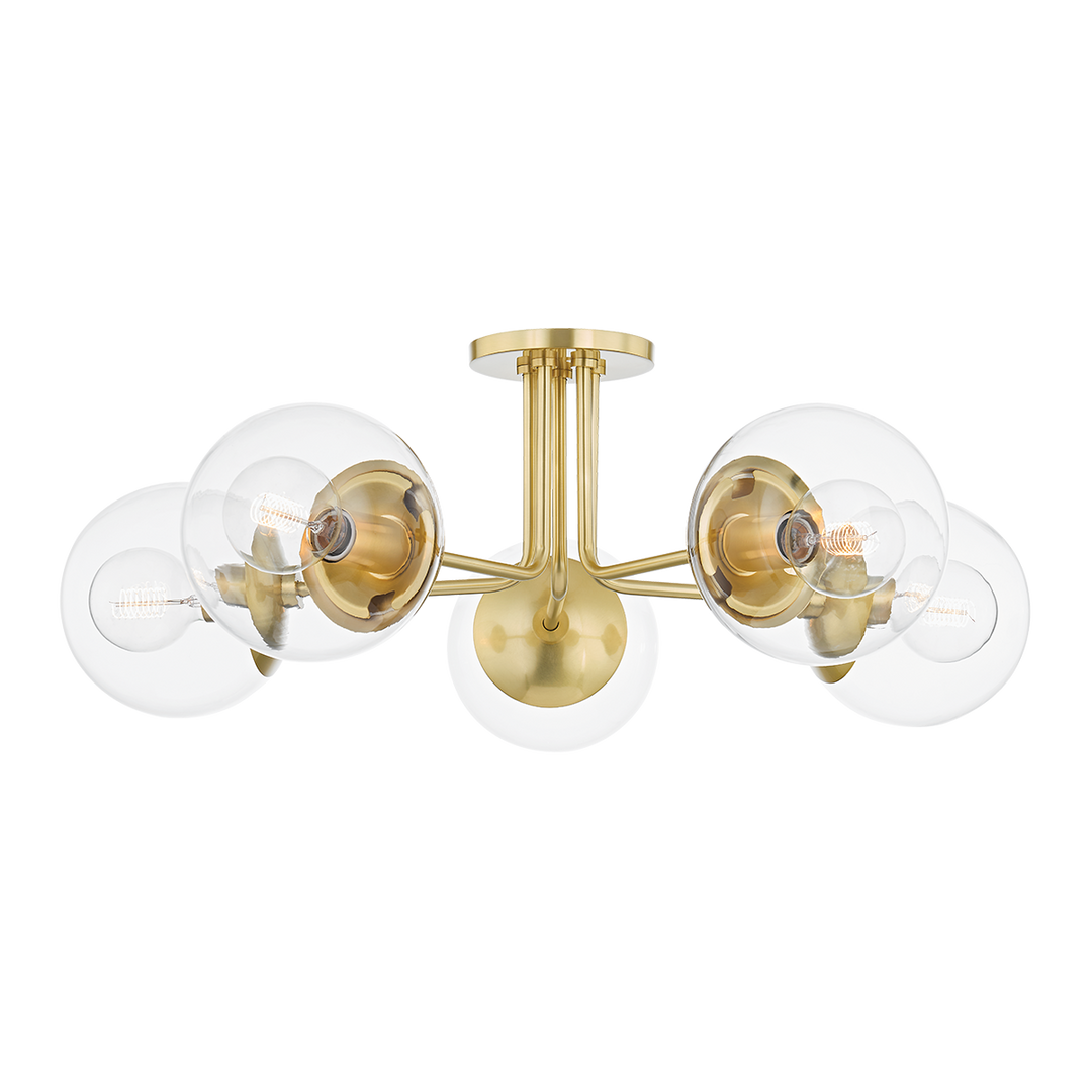 ##Antique Hardware## Meadow Semi Flush