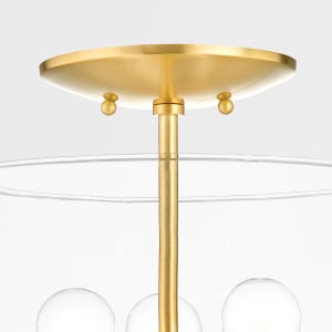 ##Antique Hardware## Bobbi Semi Flush