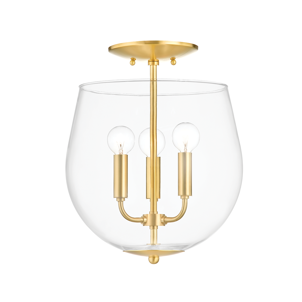 ##Antique Hardware## Bobbi Semi Flush