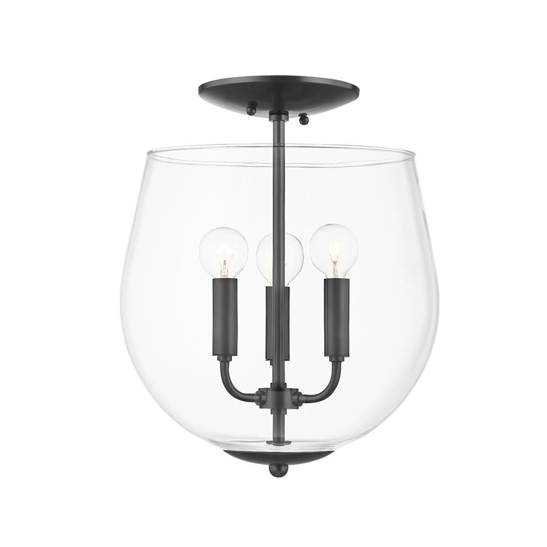 ##Antique Hardware## Bobbi Semi Flush