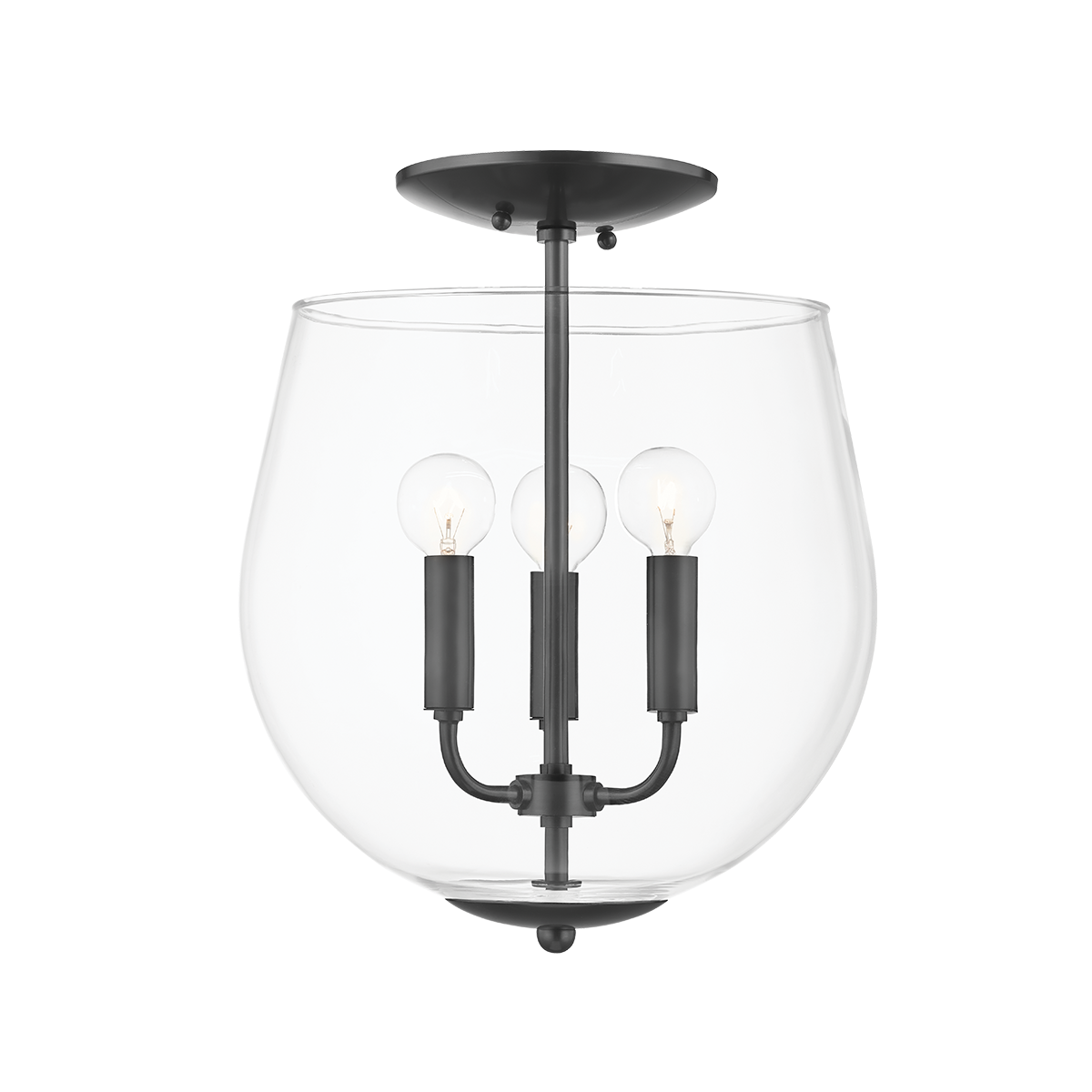 ##Antique Hardware## Bobbi Semi Flush