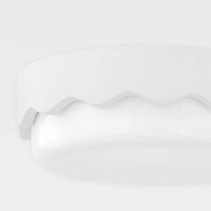 ##Antique Hardware## Wave Flush Mount