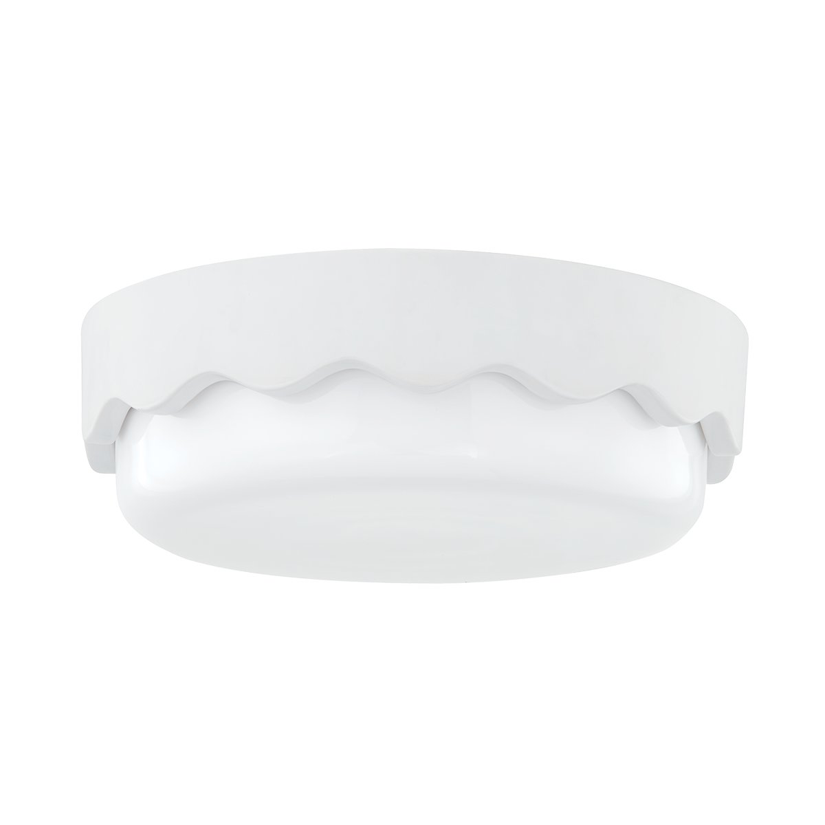 ##Antique Hardware## Wave Flush Mount
