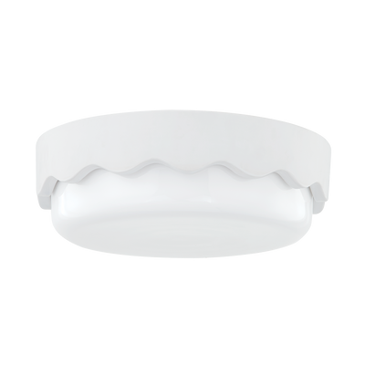 ##Antique Hardware## Wave Flush Mount