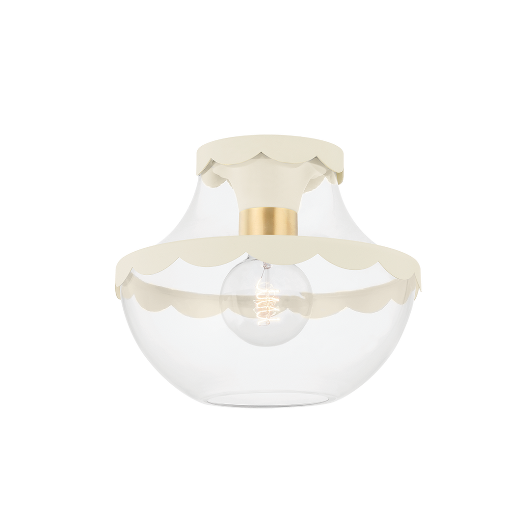 ##Antique Hardware## Alaina Semi Flush