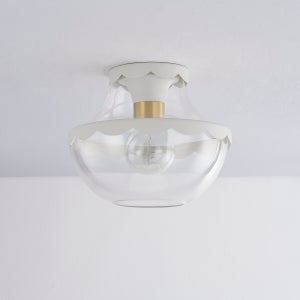 ##Antique Hardware## Alaina Semi Flush