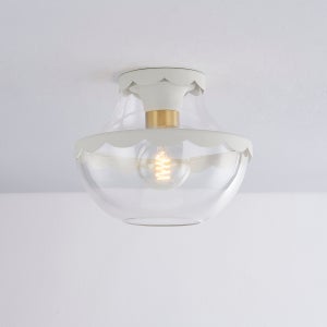 ##Antique Hardware## Alaina Semi Flush