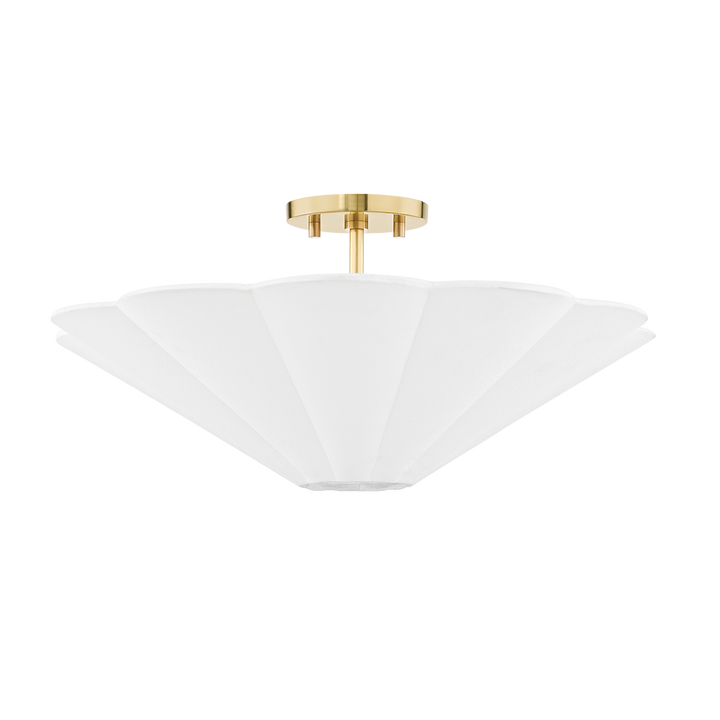 ##Antique Hardware## Alana Semi Flush