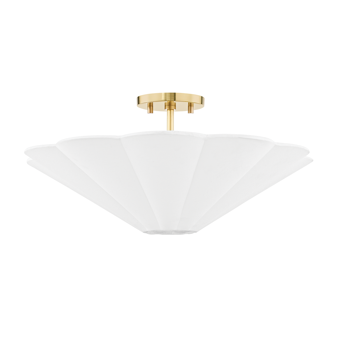 ##Antique Hardware## Alana Semi Flush