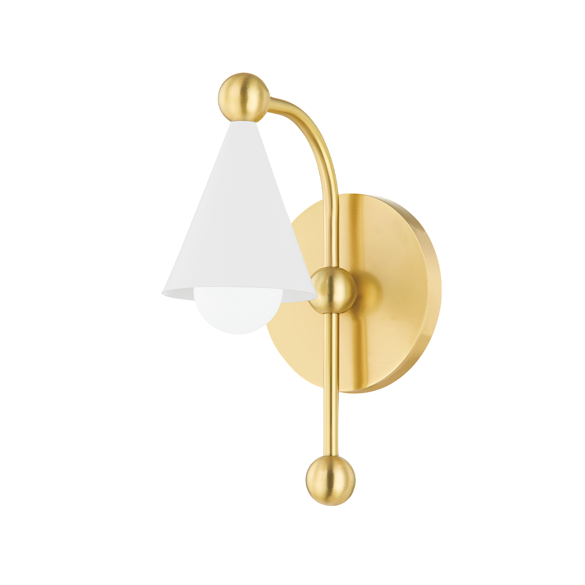 ##Antique Hardware## Hikari Wall Sconce