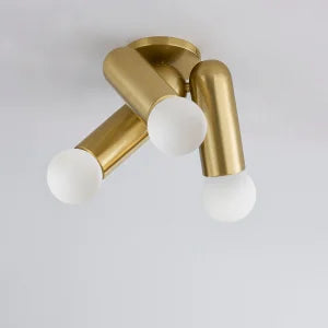 ##Antique Hardware## Lolly Flush Mount
