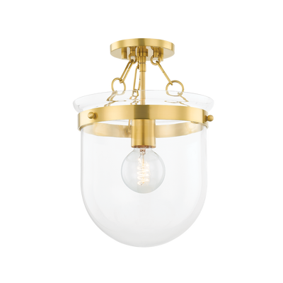 ##Antique Hardware## Dunbar Semi Flush