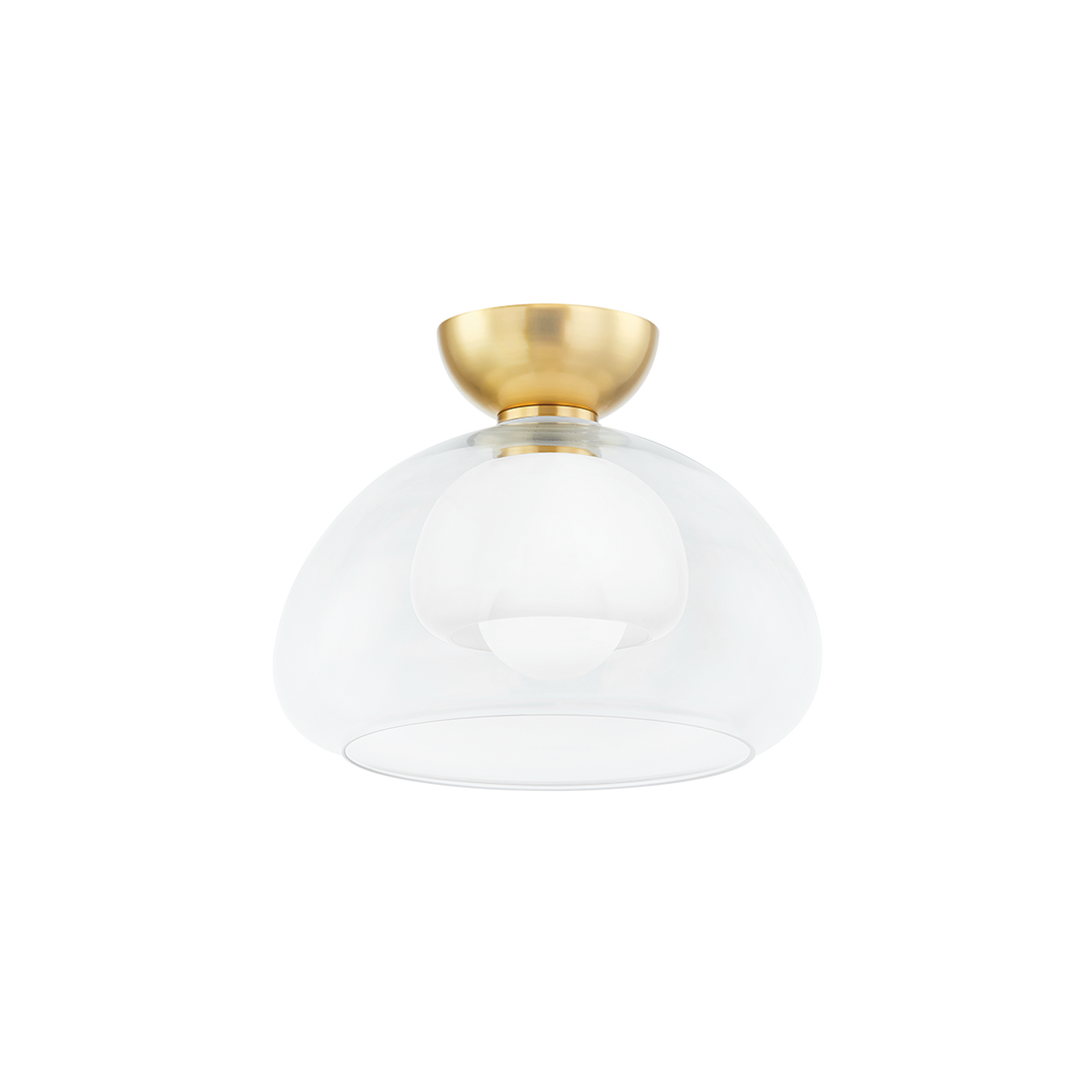 ##Antique Hardware## Cortney Semi Flush