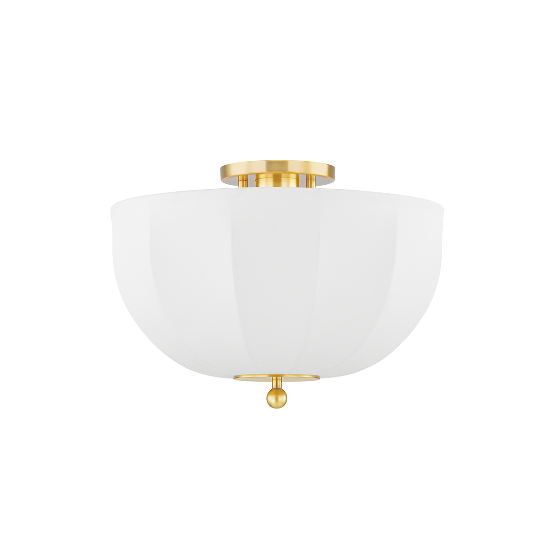 ##Antique Hardware## Meshelle Flush Mount