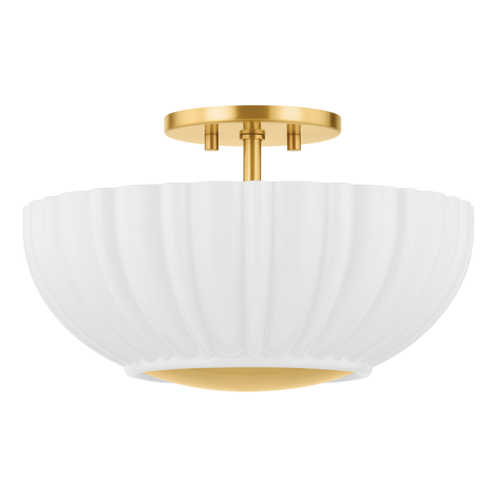 ##Antique Hardware## Anne Flush Mount