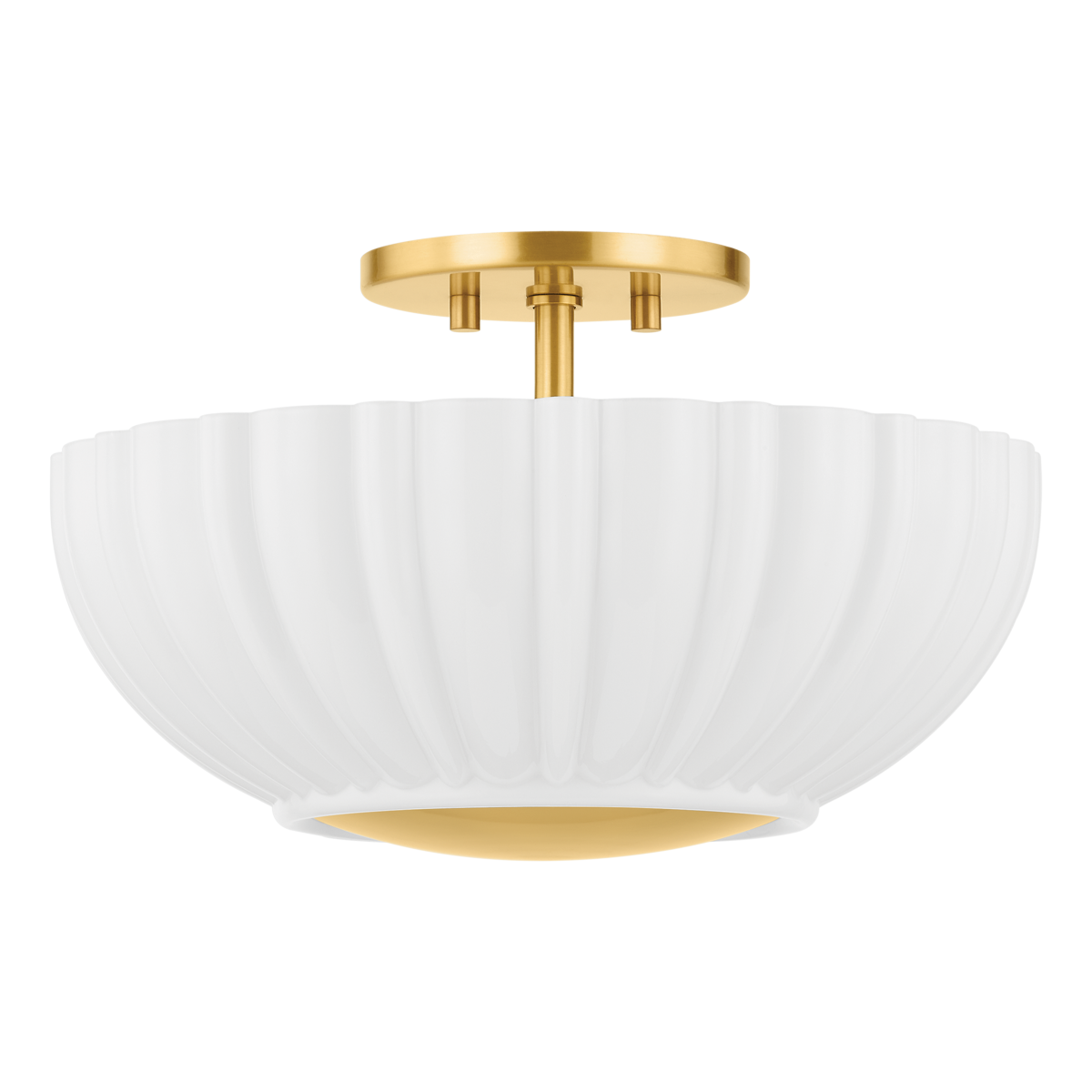 ##Antique Hardware## Anne Flush Mount