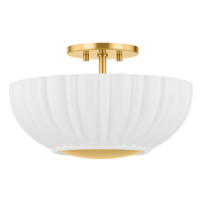 ##Antique Hardware## Anne Flush Mount