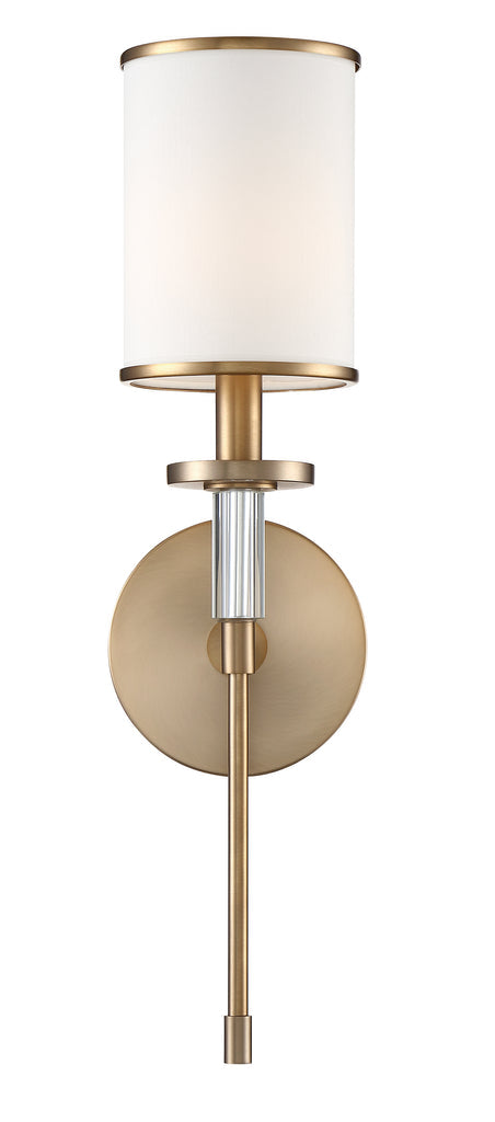 ##Antique Hardware## Hatfield 1 Light Vibrant Gold Sconce