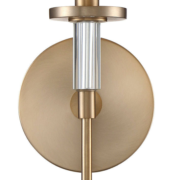 ##Antique Hardware## Hatfield 1 Light Vibrant Gold Sconce