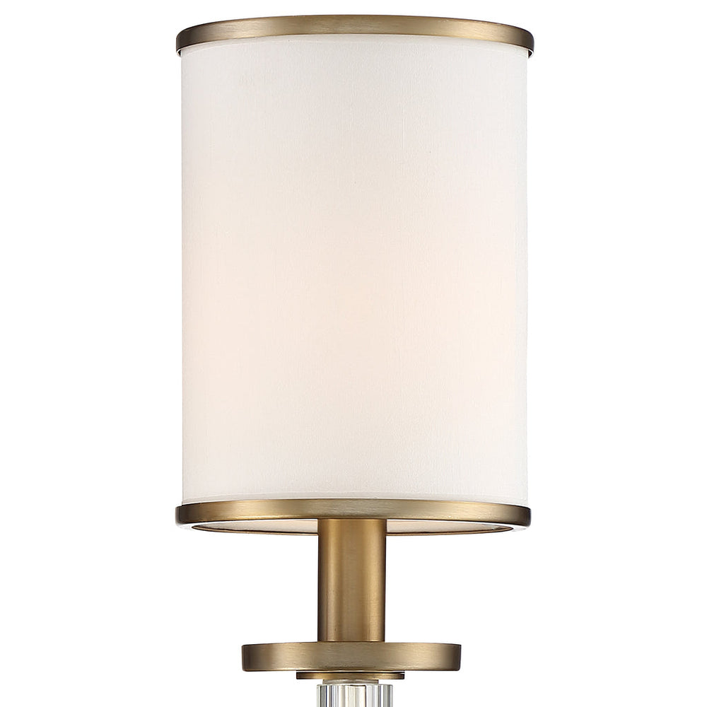 ##Antique Hardware## Hatfield 2 Light Vibrant Gold Sconce