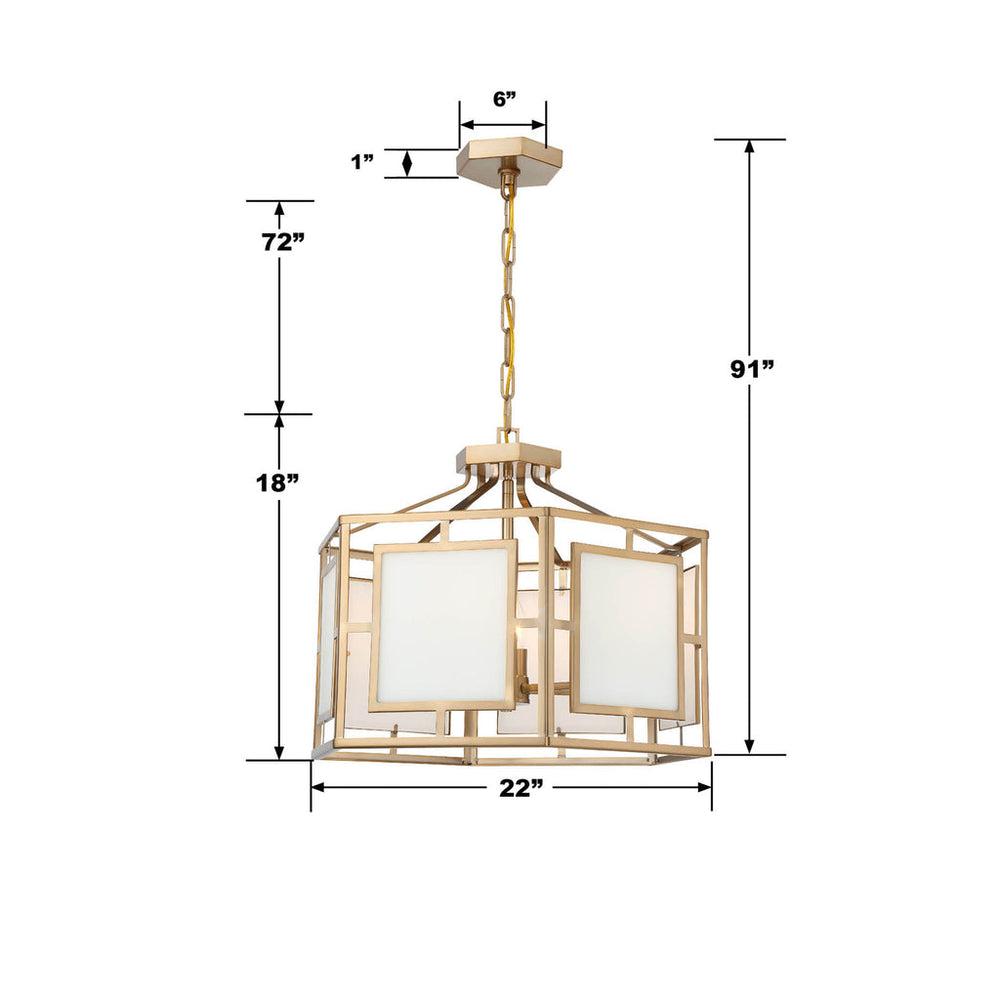 ##Antique Hardware## Libby Langdon Hillcrest 6 Light Vibrant Gold Chandelier