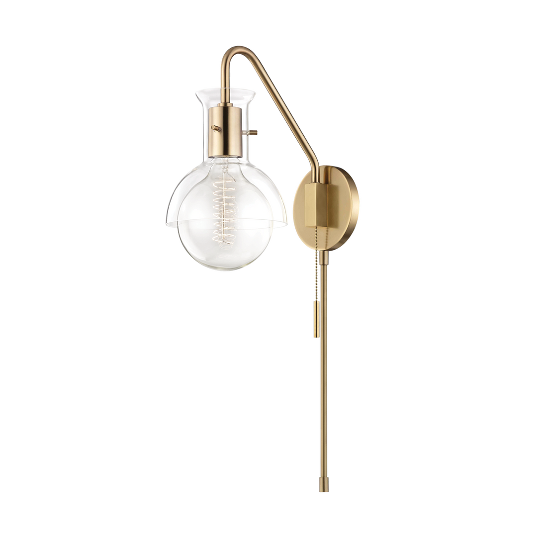 ##Antique Hardware## Riley Plug-In Sconce