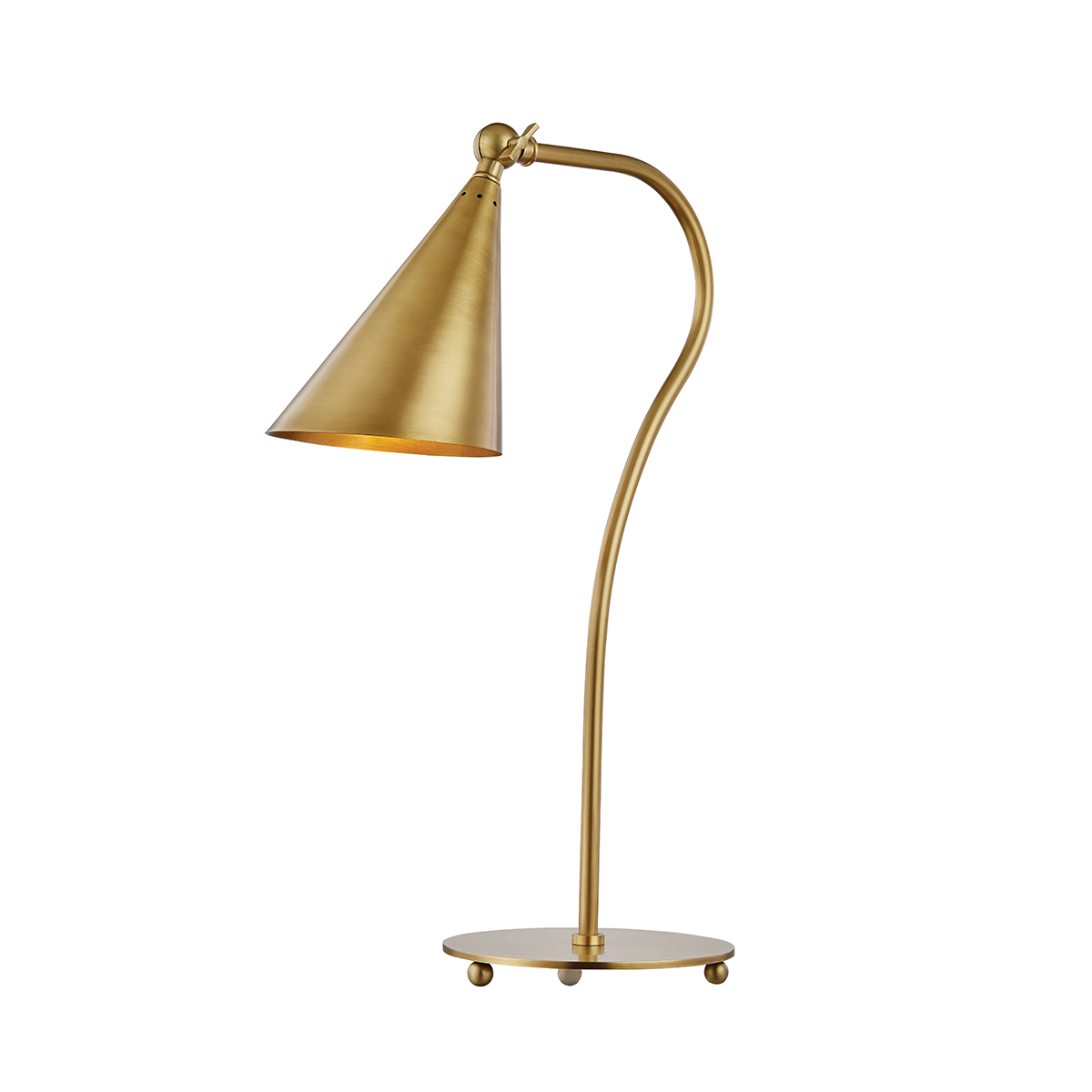 ##Antique Hardware## Lupe Table Lamp