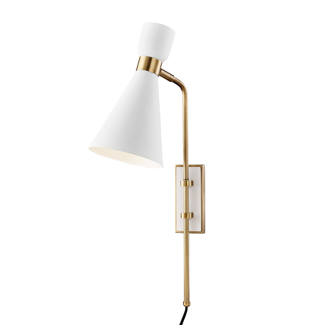 ##Antique Hardware## Willa Plug-In Sconce