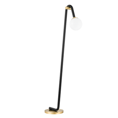 ##Antique Hardware## Whit Floor Lamp