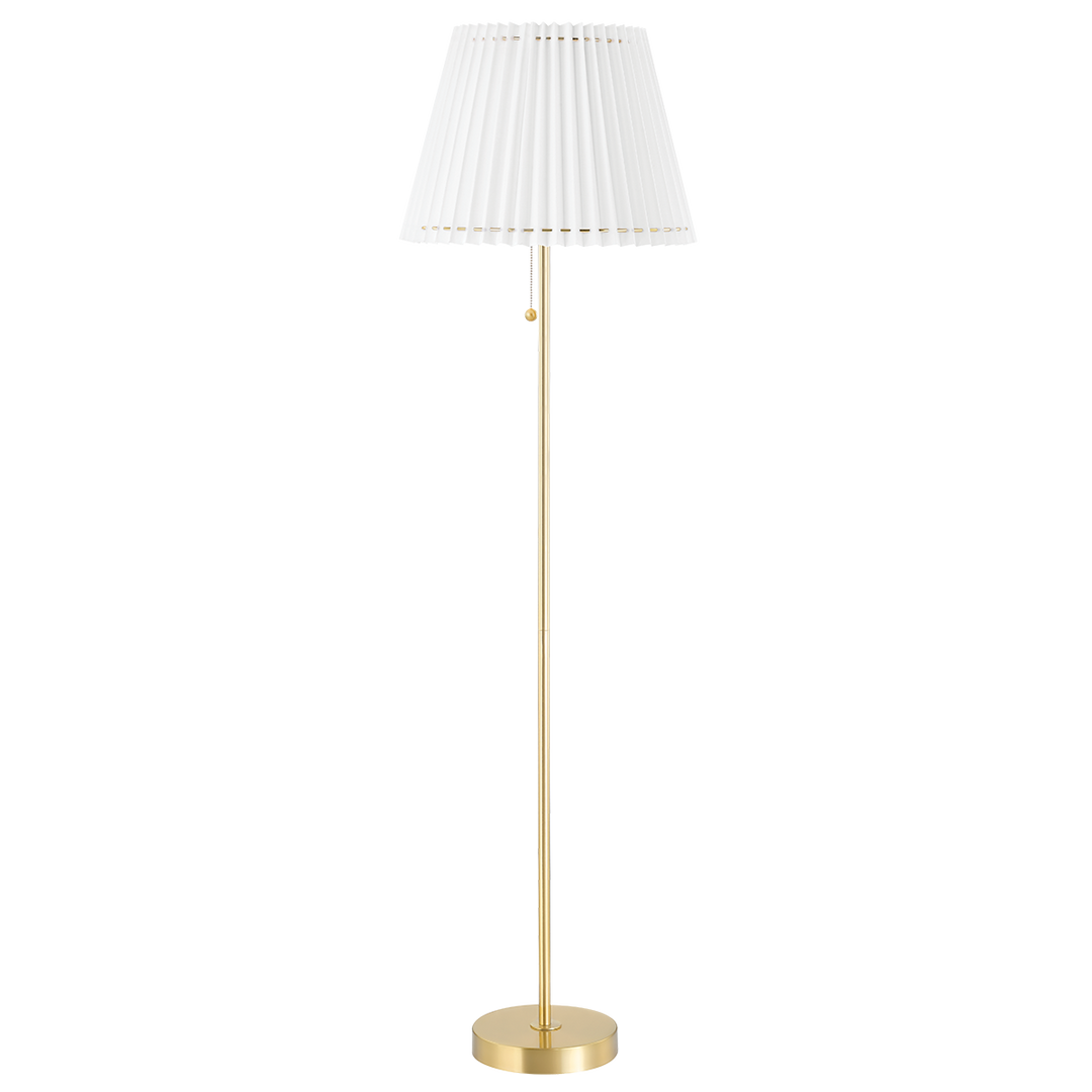 ##Antique Hardware## Demi Floor Lamp