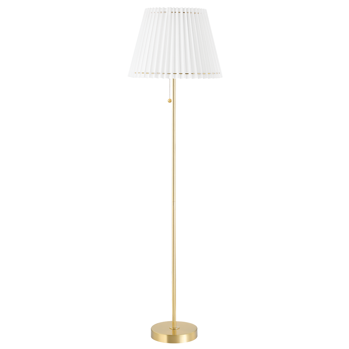 ##Antique Hardware## Demi Floor Lamp