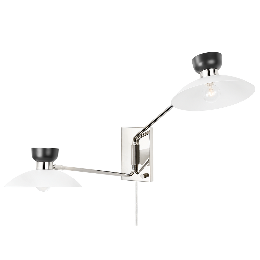 ##Antique Hardware## Whitley Plug-In Sconce