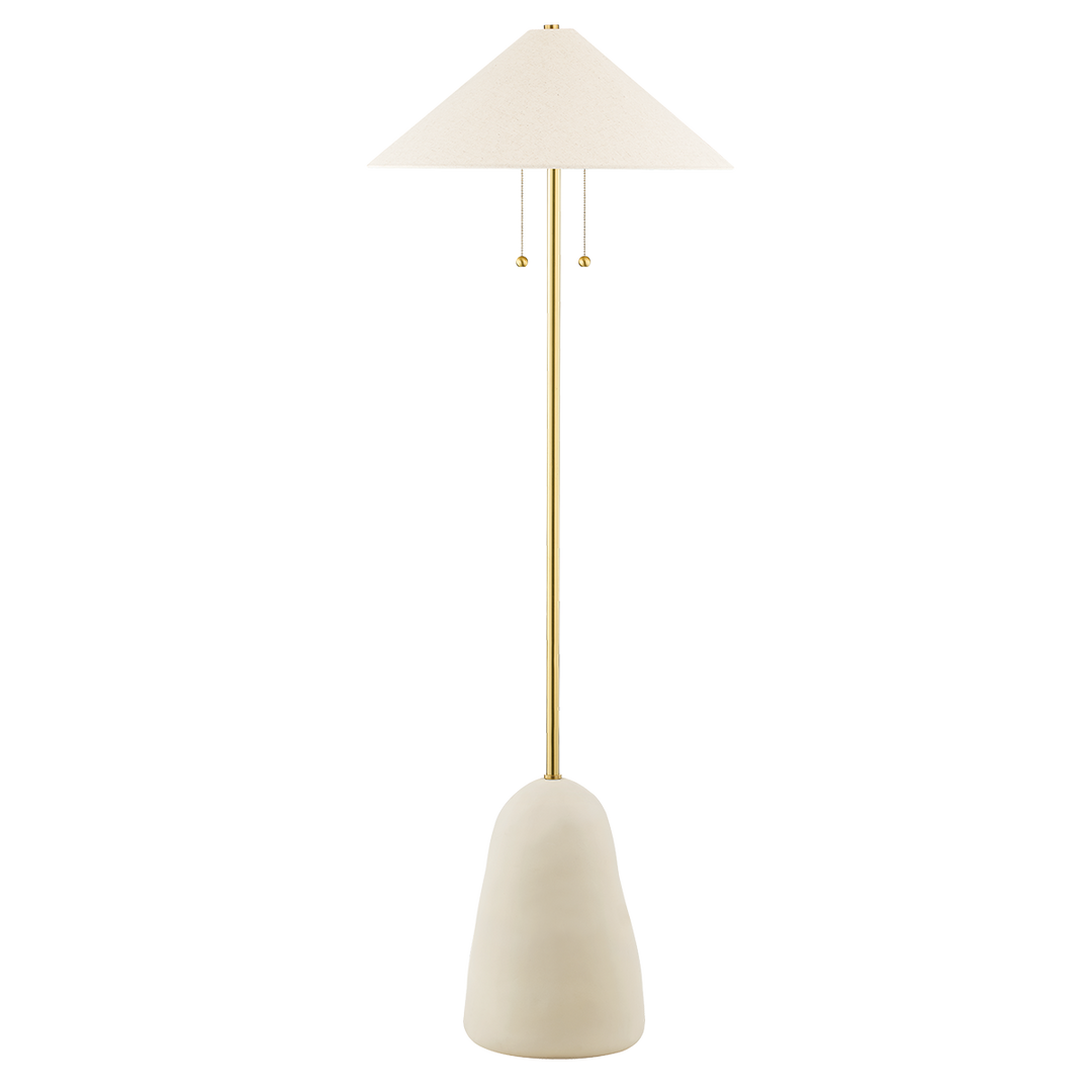 ##Antique Hardware## Maia Floor Lamp