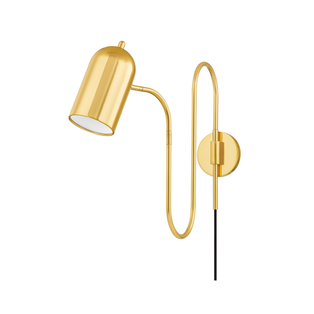 ##Antique Hardware## Romee Plug-In Sconce