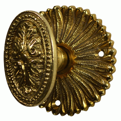 ##Antique Hardware## French Provincial Rosette Door Set with Avalon Oval Door Knobs (Several Finishes Available)