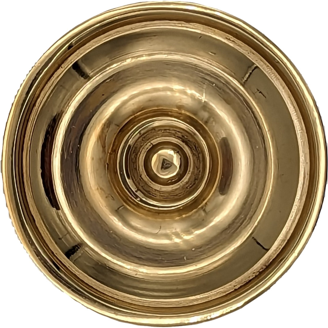 ##Antique Hardware## 2 5/8 Inch Modern Brass Round Disc Cabinet & Furniture Knob (Several Finishes Available)
