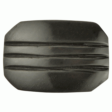 ##Antique Hardware## Brass Art Deco Style Rectangular Art Deco Style Lined Knob for Cabinets & Furniture