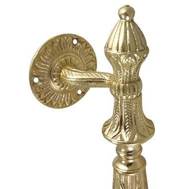 ##Antique Hardware## 15 1/2 Inch Large Solid Brass Door Pull