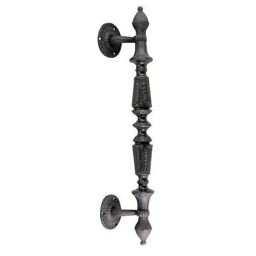 ##Antique Hardware## 15 1/2 Inch Large Solid Brass Door Pull