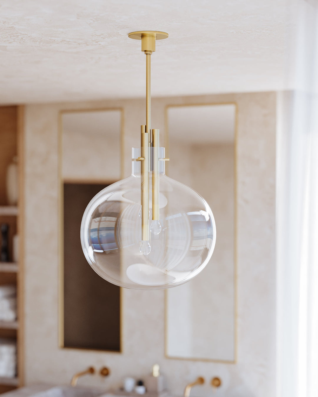 ##Antique Hardware## Hempstead Pendant